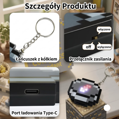 Geopix™ – Pikselowy kompas brelok i gadżet nawigacyjny